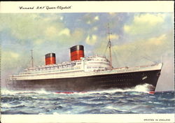 Cunard R. M. S. Queen Elizabeth Postcard