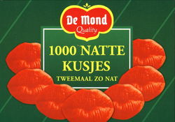 De Mond Quality 1000 Natte Kusjes Tweemaal Zo Nat Postcard