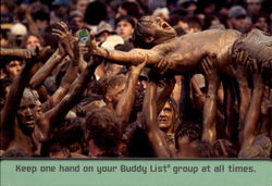 Keep One Hand On Your Buddy List® Postcard