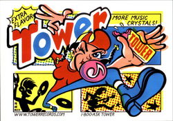 Tower Modern (1970's to Present) Postcard Postcard