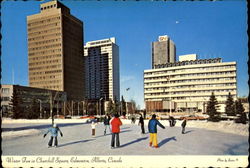 Winter Inn In Churchill Square Postcard