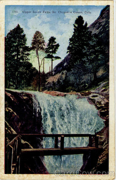 Upper Seven Falls, So. Cheyenne Canon Colorado Springs