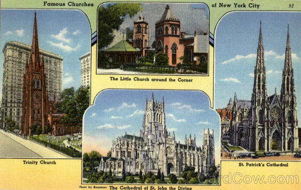 Famous Churches of New York City