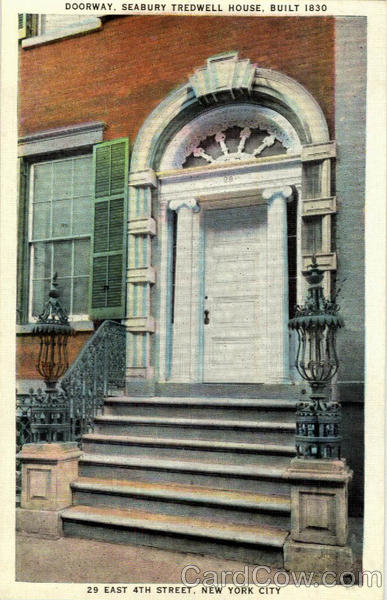 Doorway, Seabury Tredwell House, Built 1830 New York City