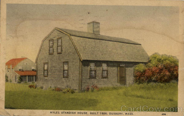 Myles Standish House, Built 1666 Duxbury Massachusetts