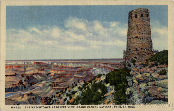 The Watchtower at Desert View Grand Canyon Grand Canyon National Park Arizona