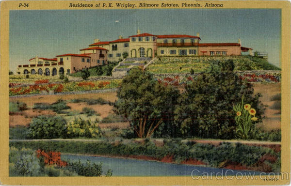 Residence of P.K. Wrigley Biltmore Estates Phoenix Arizona