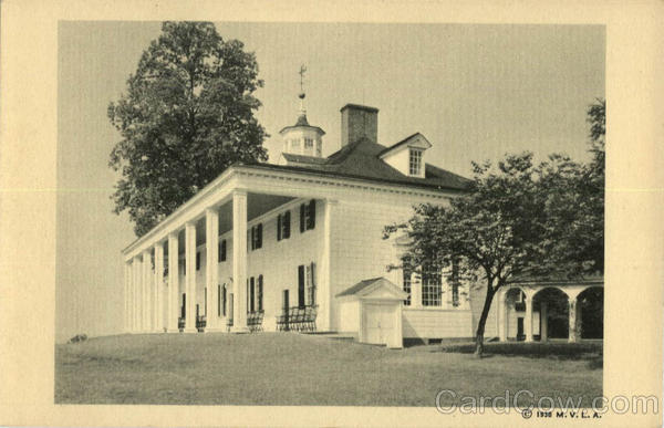 Mount Vernon Mansion East Front Virginia