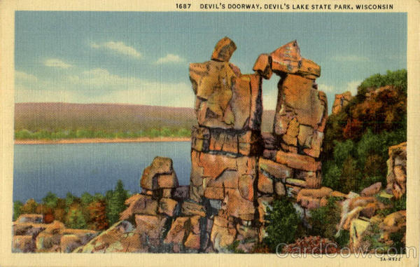 Devil's Doorway Devil's Lake State Park Sauk County Wisconsin