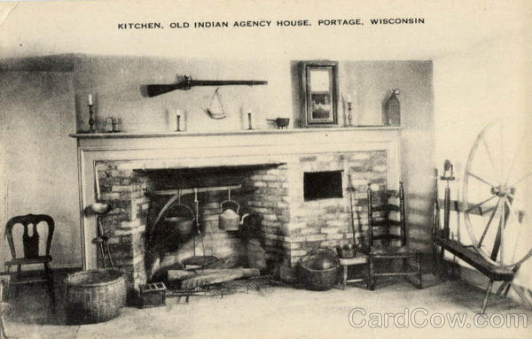 Kitchen, Old Indian Agency House Portage Wisconsin