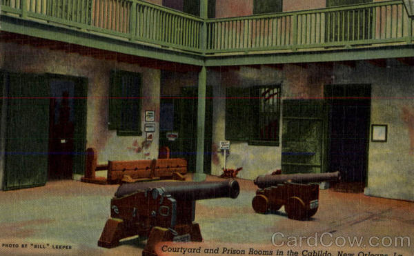 Courtyard and Prison Rooms in the Cabildo New Orleans Louisiana