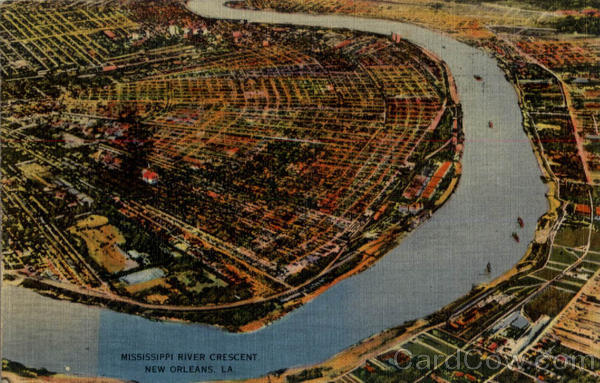 Mississippi River Crescent New Orleans Louisiana