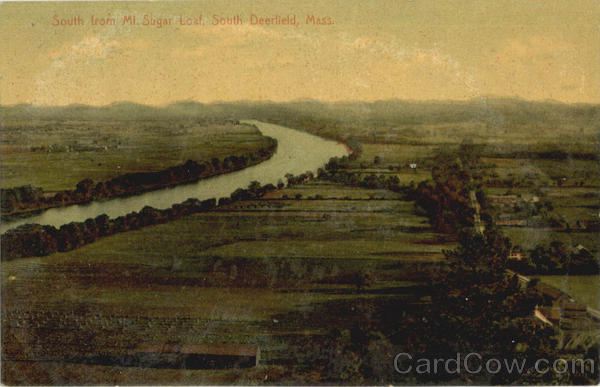 South from Mt Sugar Loaf South Deerfield Massachusetts