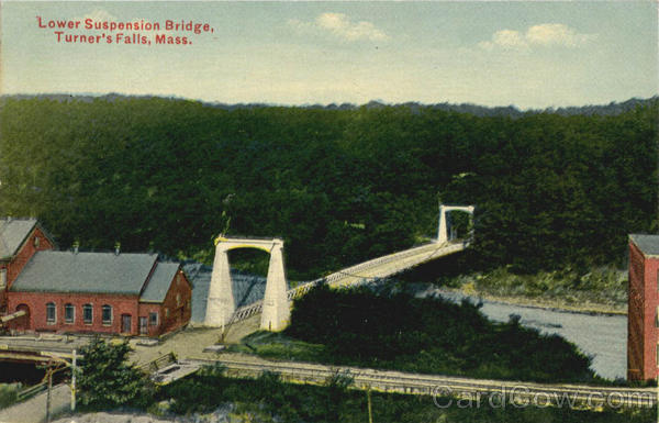 Lower Suspension Bridge Turners Falls Massachusetts