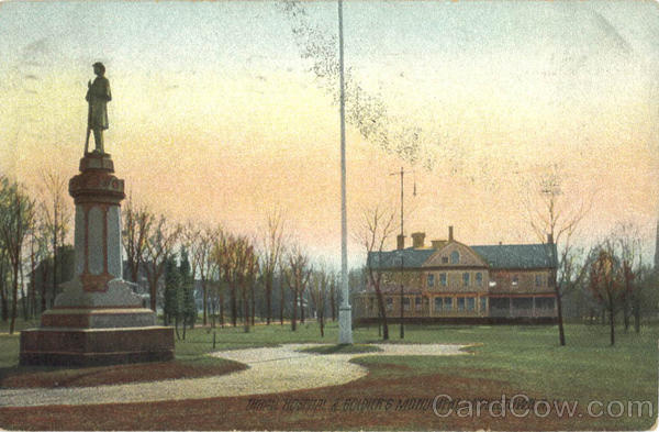 Thrall Hospital and Soldiers Monument Middletown New York