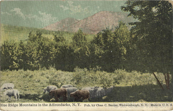 Blue Ridge Mountains in the Adirondacks Adirondack Mountains New York