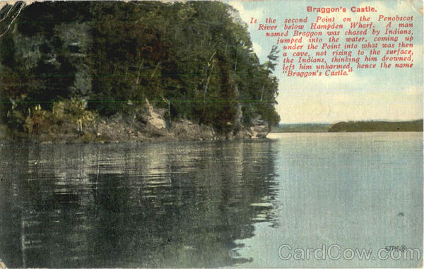 Braggon's Castle Penobscot River below Hampden Wharf Maine