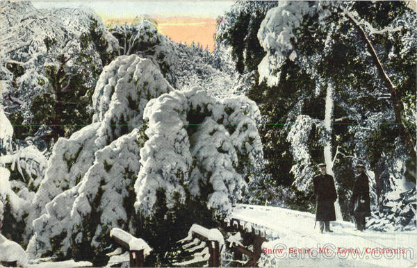Snow Scene Mount Lowe California