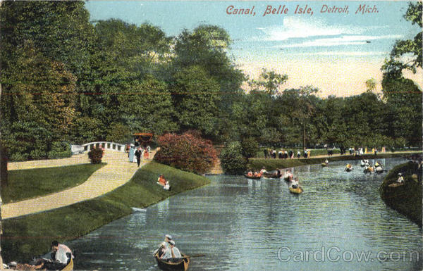 Canal, Belle Isle Detroit Michigan