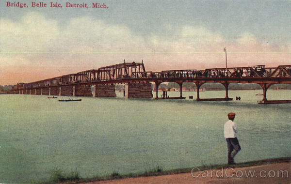 Bridge Belle Island Detroit Michigan