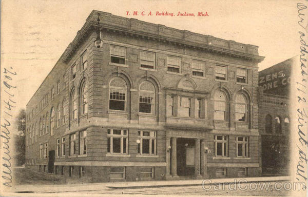 YMCA Building Jackson Michigan