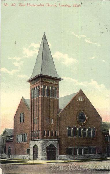 No. 40 First Universalist Church Lansing Michigan