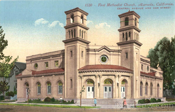 First Methodist Church Central Ave and Oak St. Alameda California