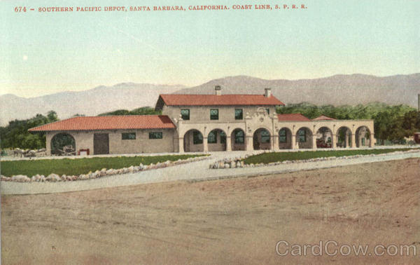 Southern Pacific Depot Santa Barbara California