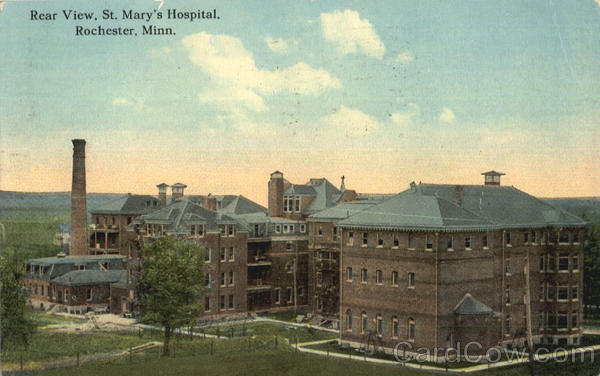 Rear View St. Mary's Hospital Rochester Minnesota