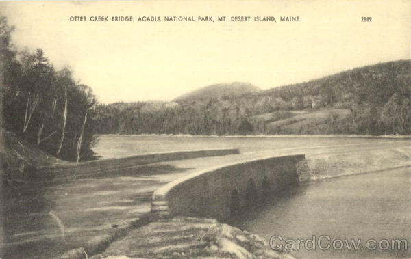 Otter Creek Bridge Acadia National Park Mount Desert Island Maine
