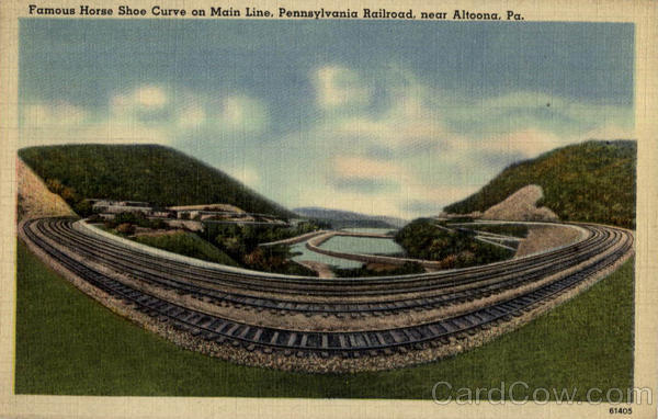 Horse Shoe Curve Pennsylvania Railroad Altoona