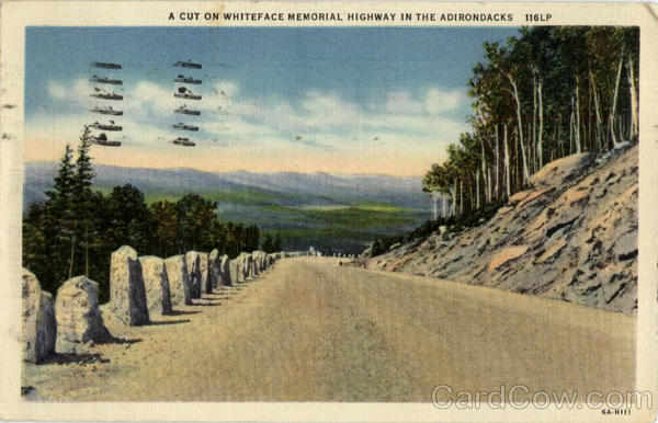 Whiteface Memorial Highway Adirondack Mountains New York