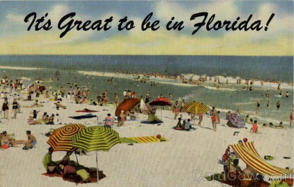 Great to be in Florida! Beach Scene Scenic