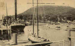 Captain Swift's Wind Jammers, Camden, ME Postcard