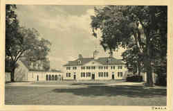 Mount Vernon Mansion, West Front Postcard