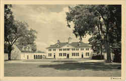 Mount Vernon Mansion West Front Postcard