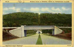 Western Portal of Kittatinny Tunnel on Pennsylvania Turnpike Postcard