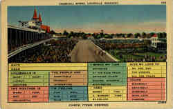 Churchill Downs - Kentucky Derby Postcard