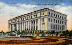 Administration Building Texas A & M College Postcard