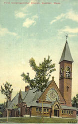 First Congreational Church Postcard
