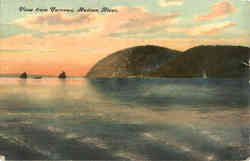 Hudson River View from Narrows Postcard
