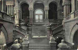 Staircase Capitol Building Postcard