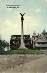 Soldiers Monument Postcard