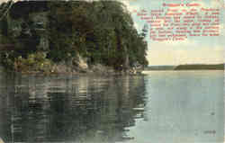 Braggon's Castle Penobscot River below Hampden Wharf Postcard