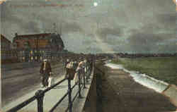 Moonlight at Winthrop Beach Postcard