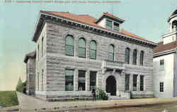 Thurston County Court House and City Hall Postcard
