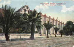 San Gabriel Mission Founded 1771 Postcard