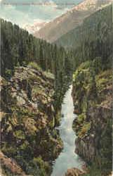 Box Canyon above Wallows Falls Postcard