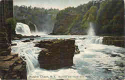 Rainbow and Horse Shoe Falls Postcard