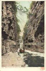 Grand Flume Below Rapids Postcard